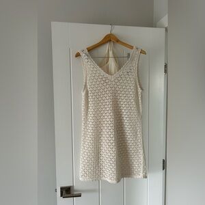 Crochet mini dress